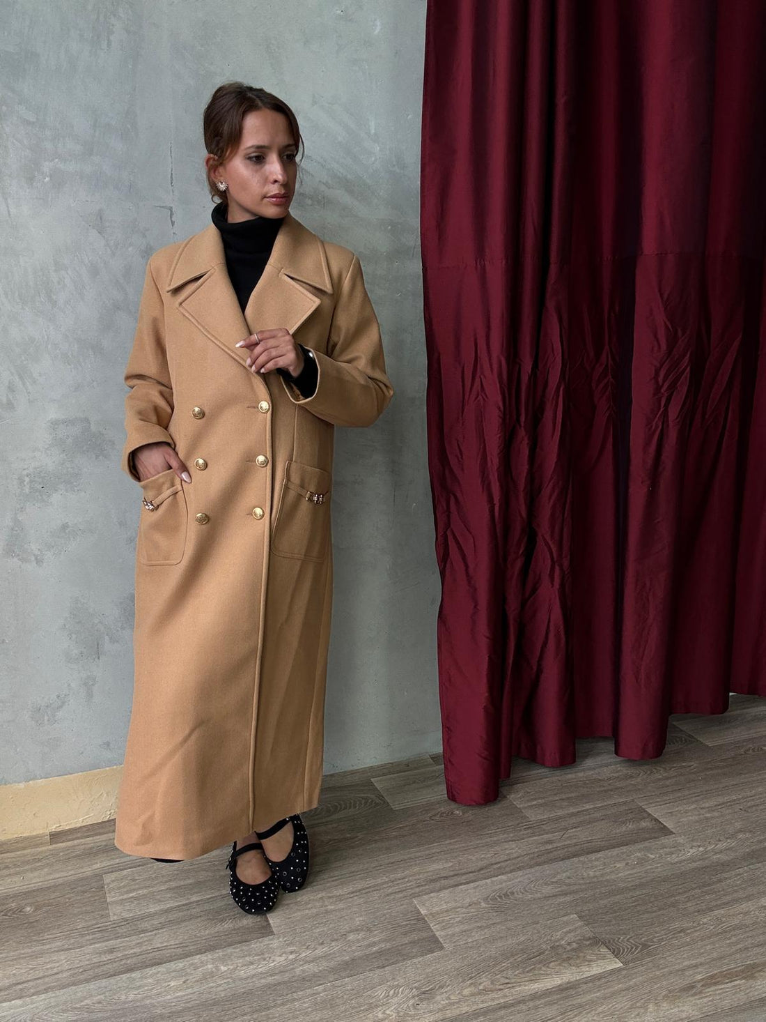 Long Manteau Avec Doublure Intérieure - Poches Cargo - Fenomen Paris