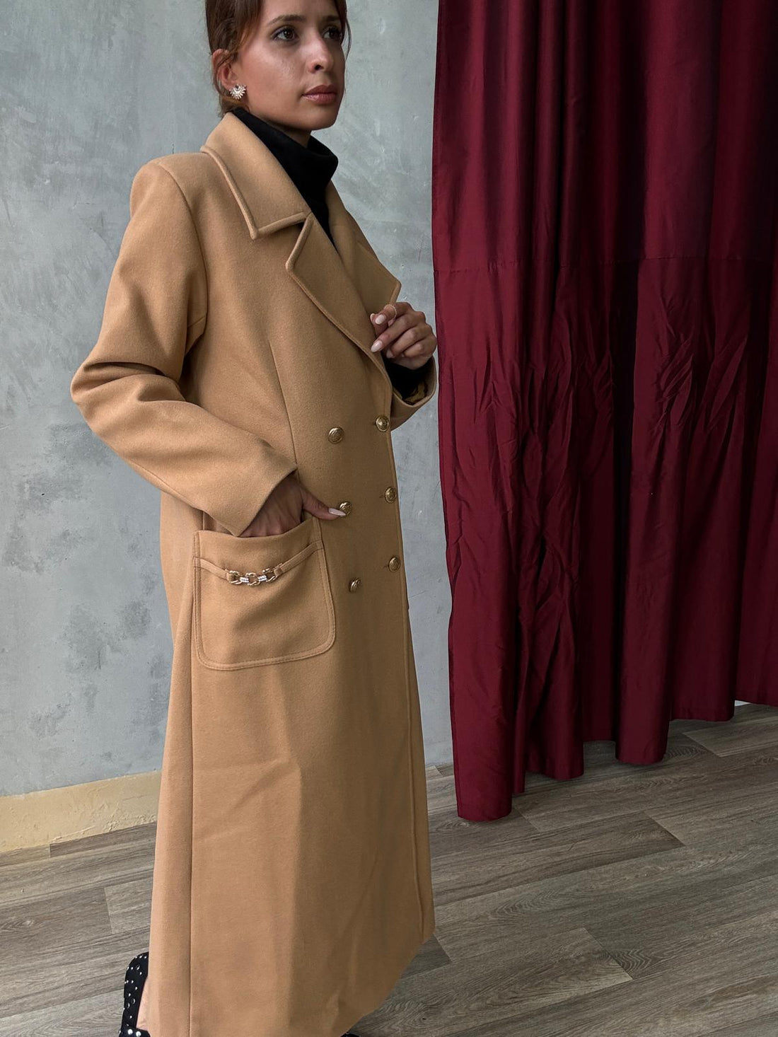 Long Manteau Avec Doublure Intérieure - Poches Cargo - Fenomen Paris