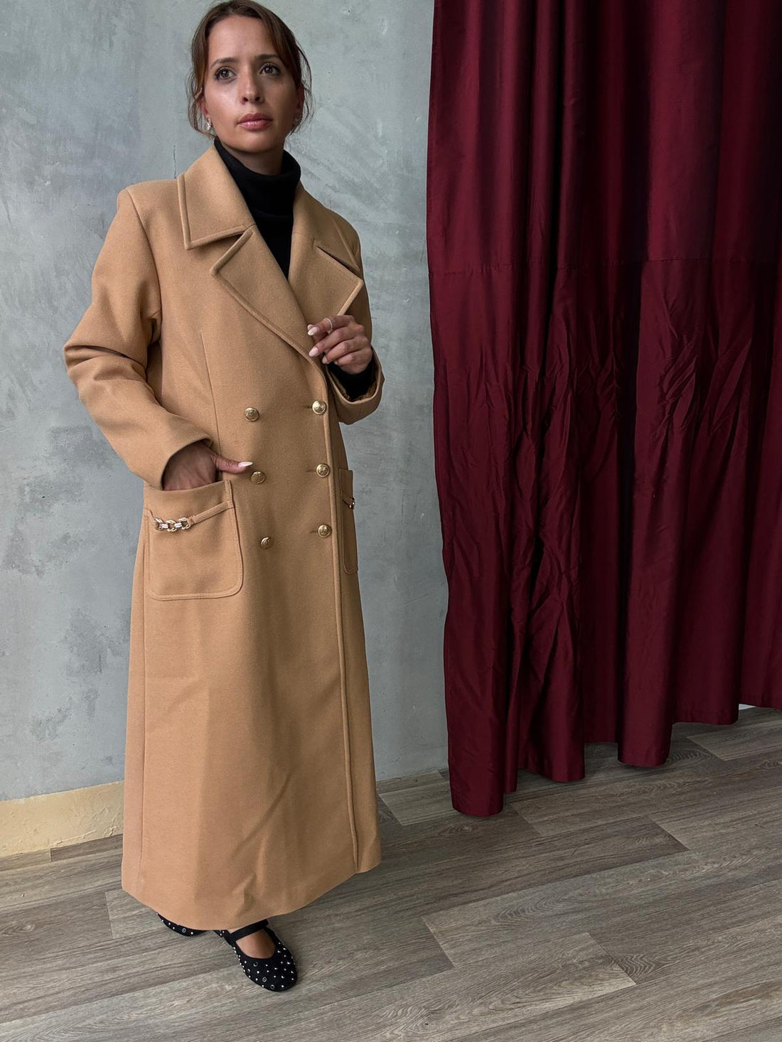 Long Manteau Avec Doublure Intérieure - Poches Cargo - Fenomen Paris