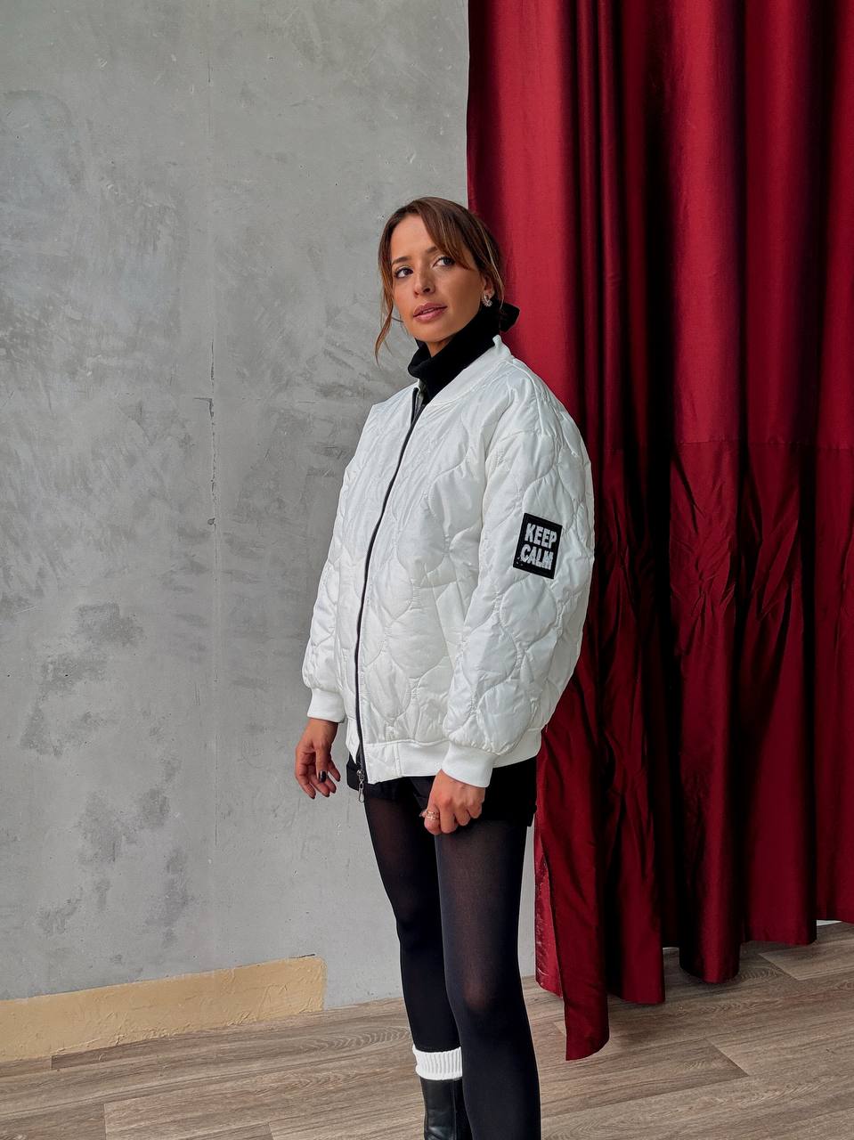 Manteau Zippé Matelassé Avec Doublure Et Poches - Fenomen Paris