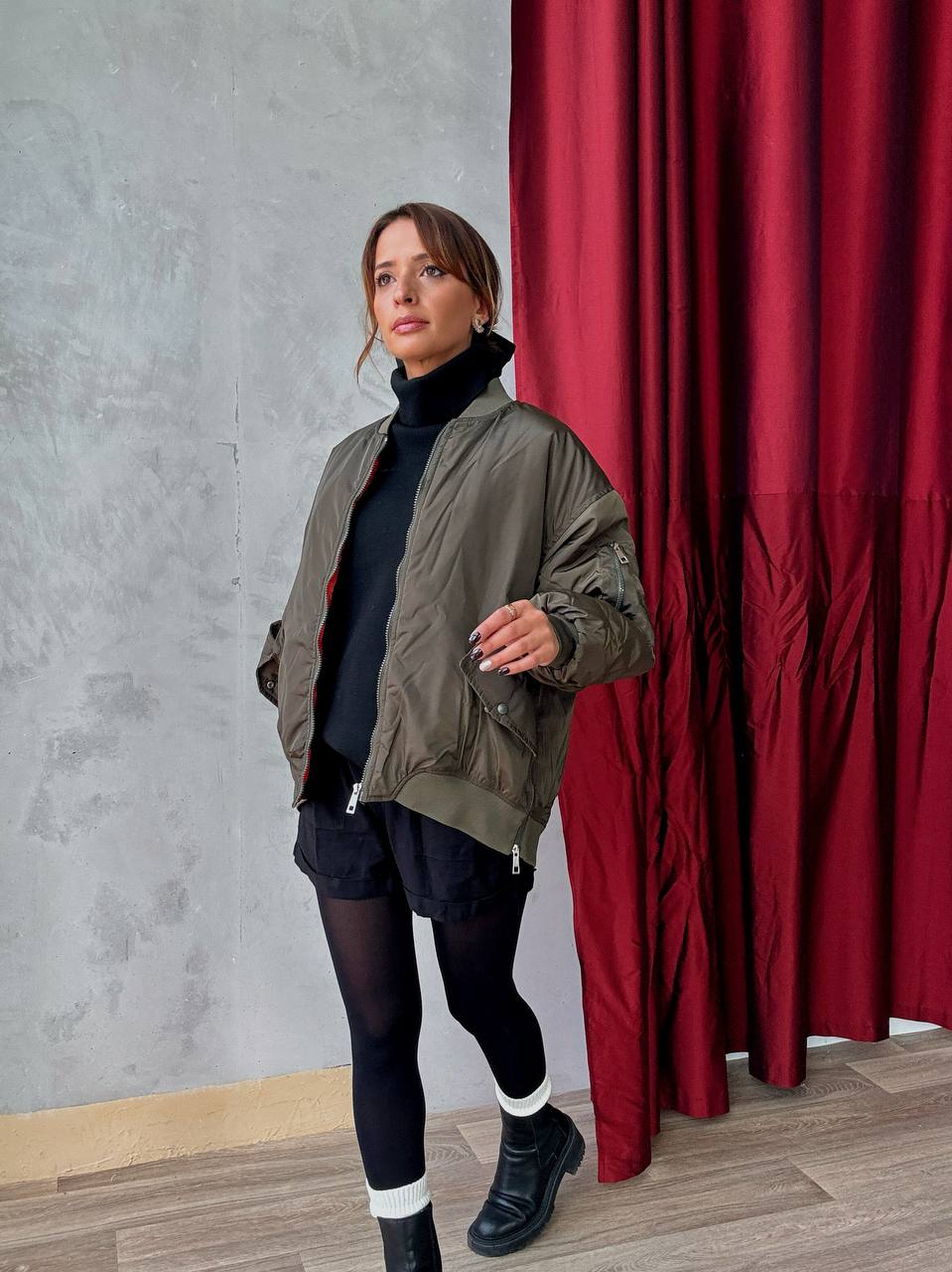 Veste Bombers Zippée Avec Poches - Fenomen Paris