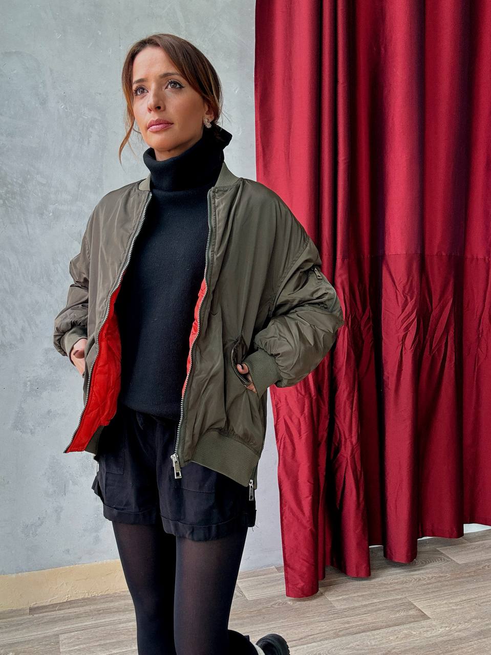 Veste Bombers Zippée Avec Poches - Fenomen Paris