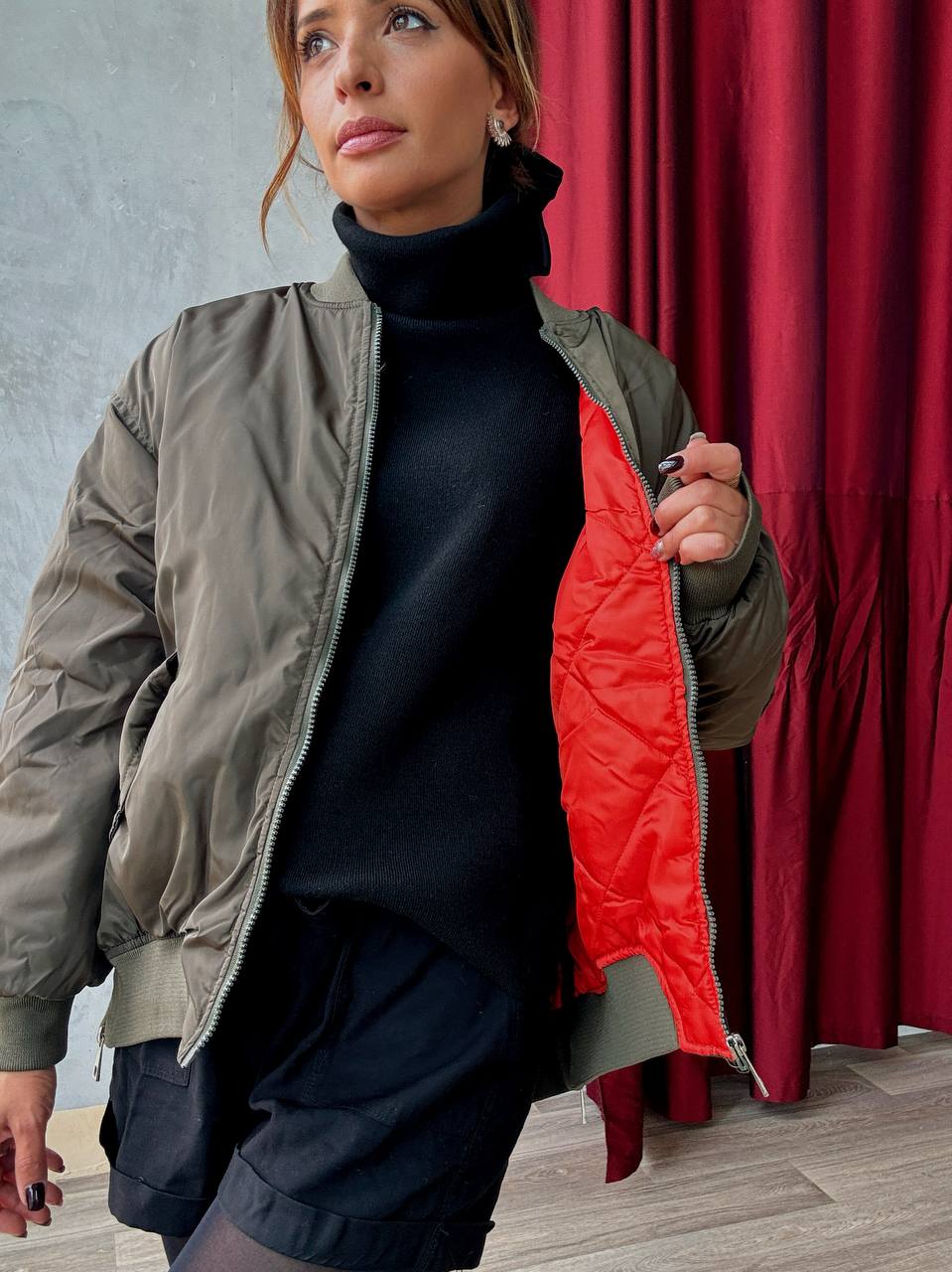 Veste Bombers Zippée Avec Poches - Fenomen Paris