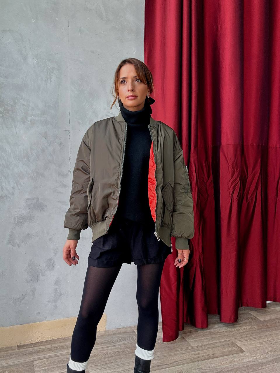 Veste Bombers Zippée Avec Poches - Fenomen Paris