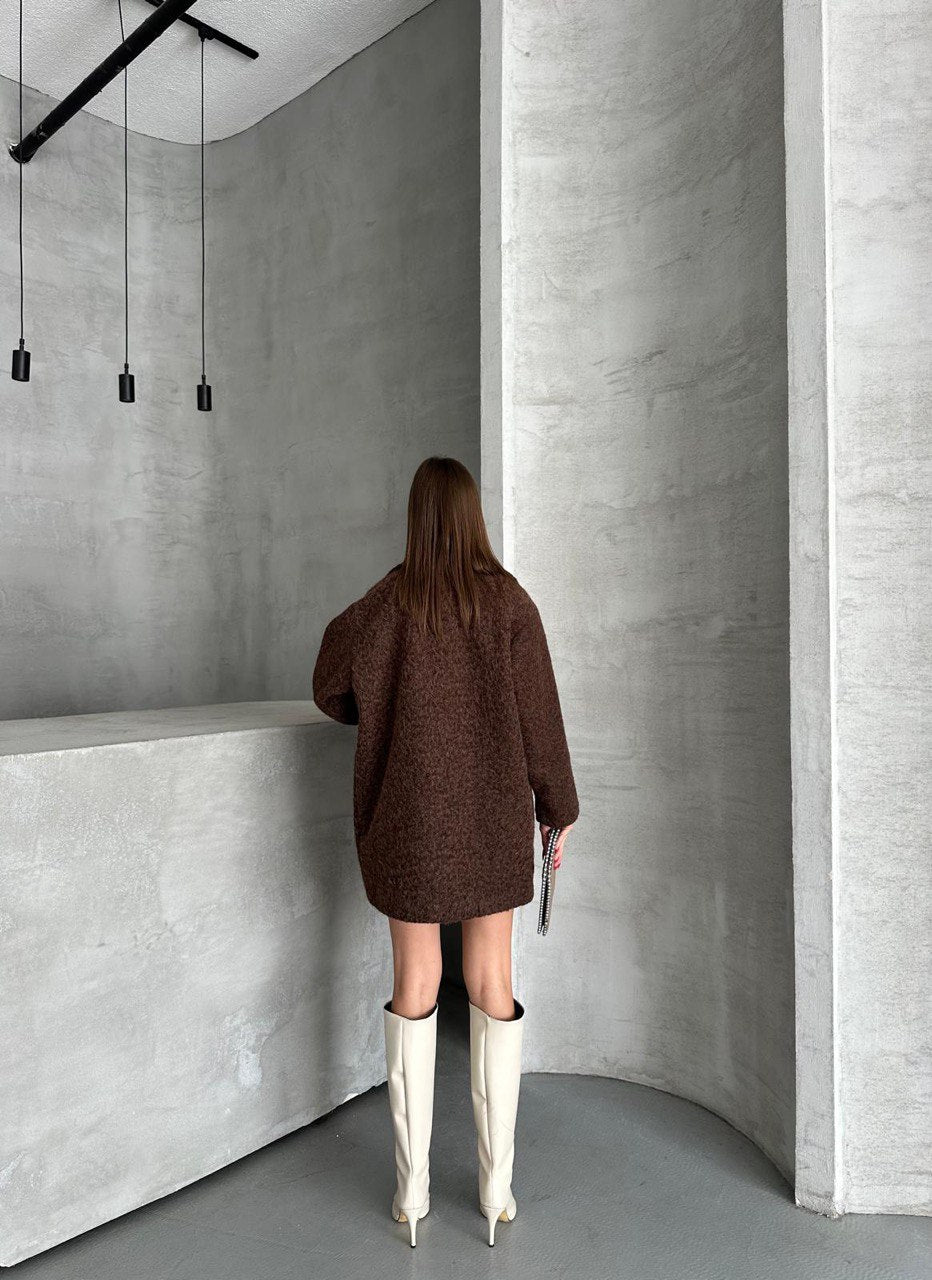 Manteau texturé avec poches et doublure - Fenomen Paris