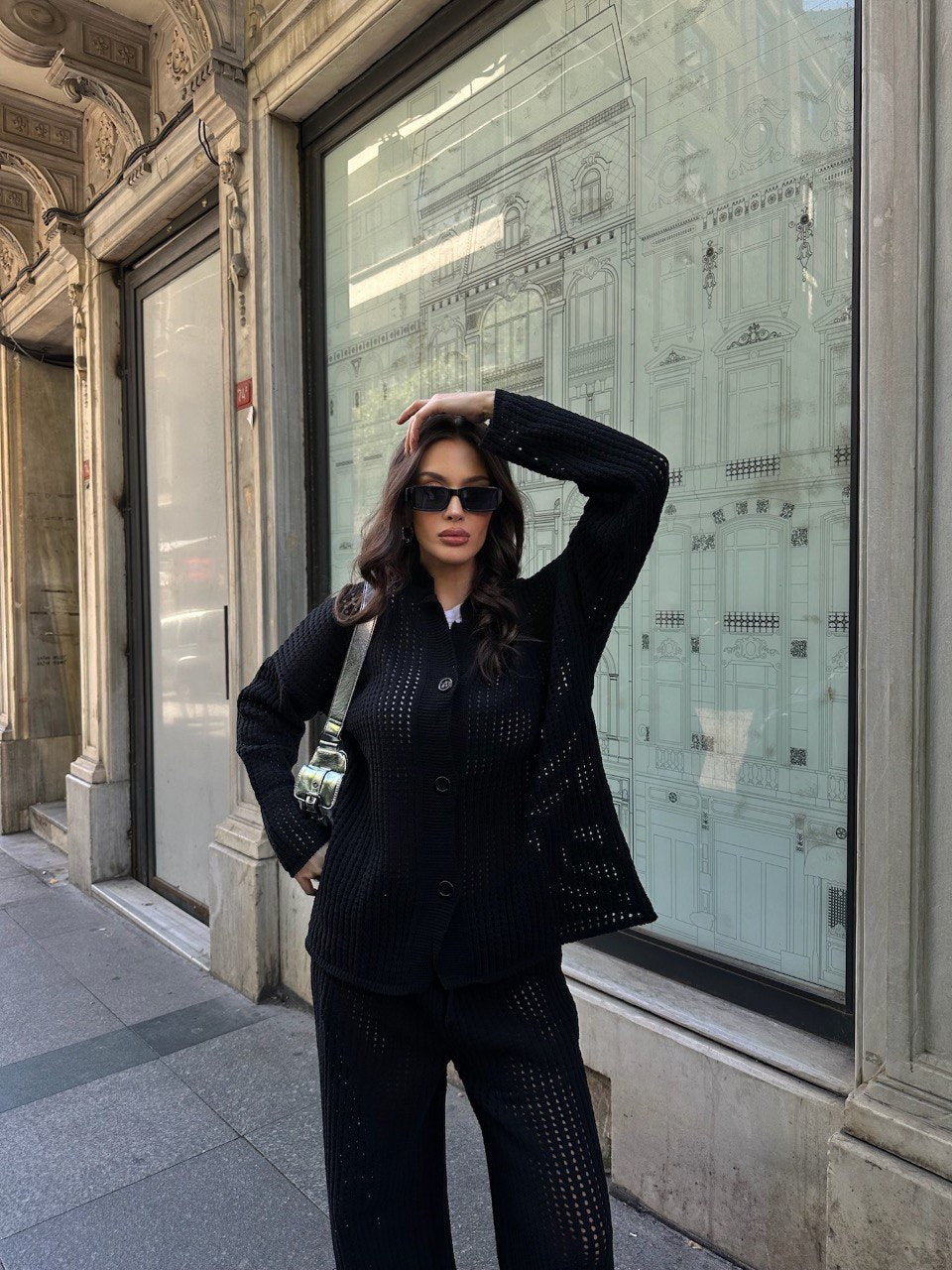 Ensemble En Maille Gilet & Pantalon Assorti - Fenomen Paris