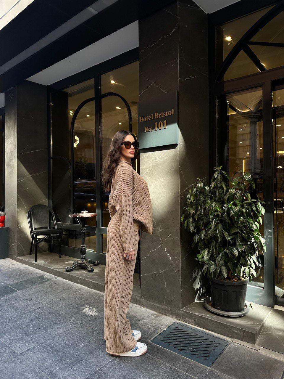 Ensemble En Maille Gilet & Pantalon Assorti - Fenomen Paris