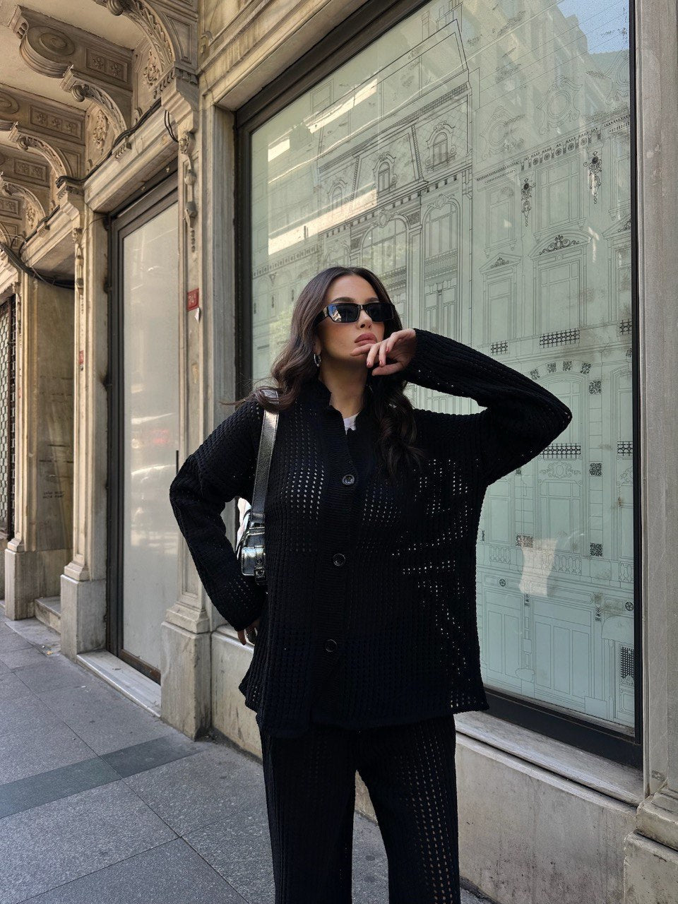 Ensemble En Maille Gilet & Pantalon Assorti - Fenomen Paris