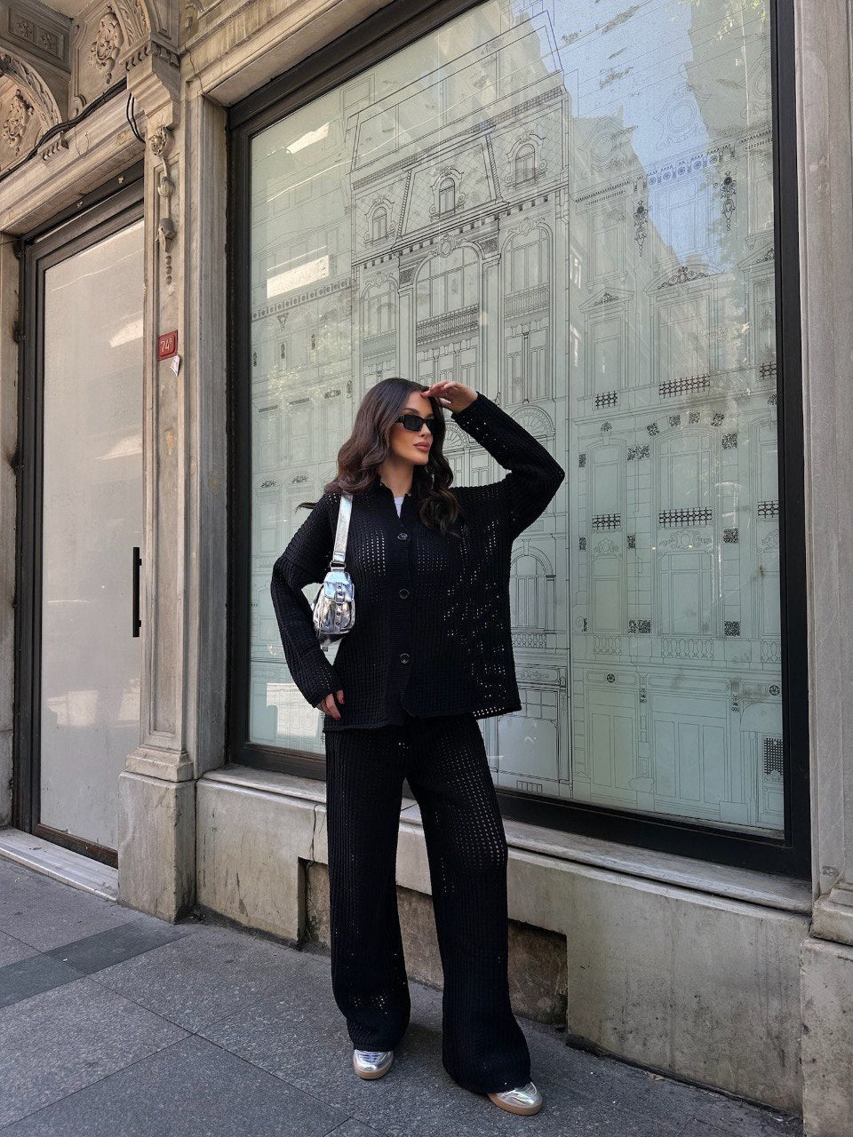 Ensemble En Maille Gilet & Pantalon Assorti - Fenomen Paris