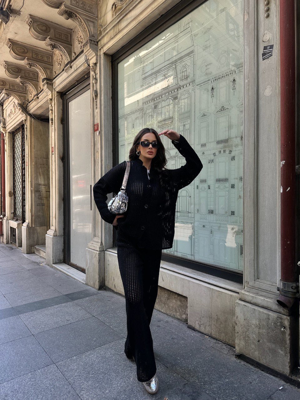 Ensemble En Maille Gilet & Pantalon Assorti - Fenomen Paris