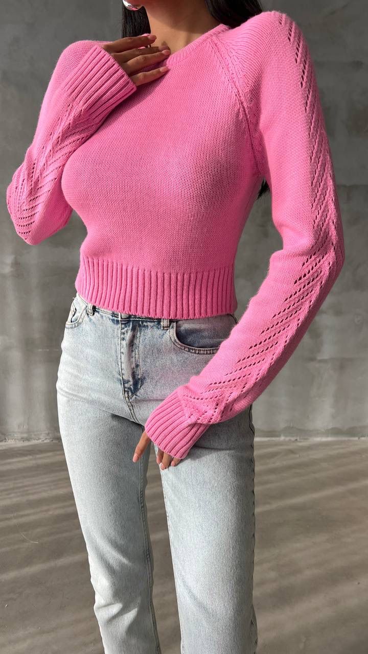 PULL MAILLE ROSE - Fenomen Paris