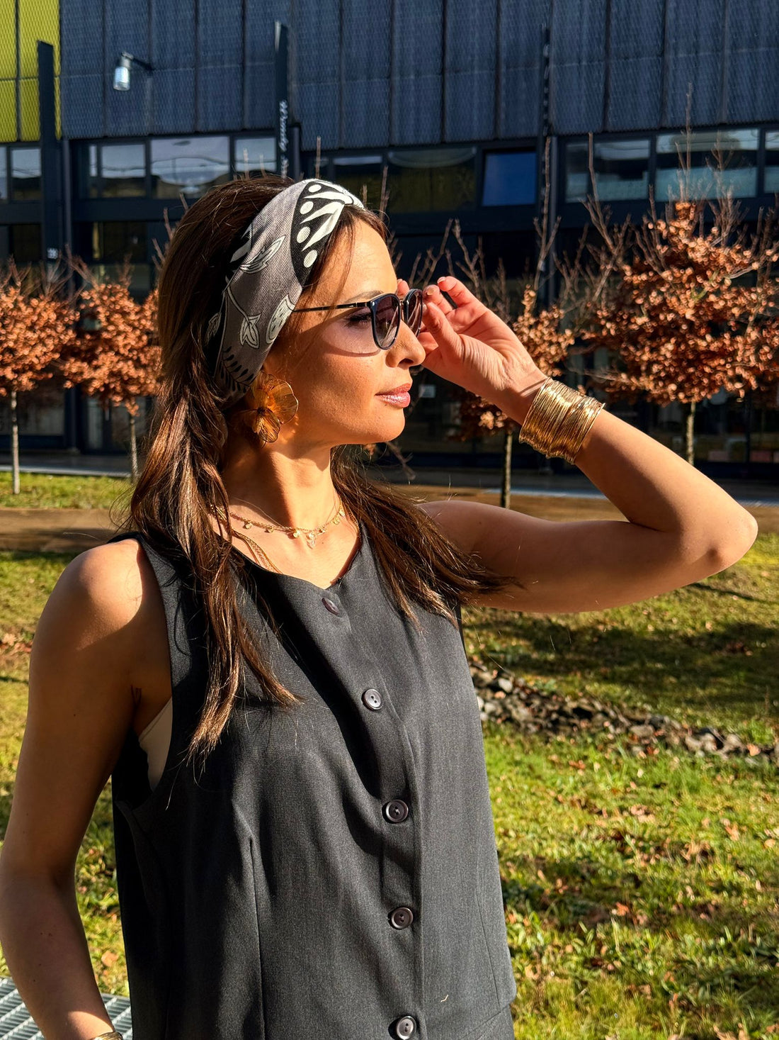 Ensemble 2 pièces – Haut sans manches & Pantalon large