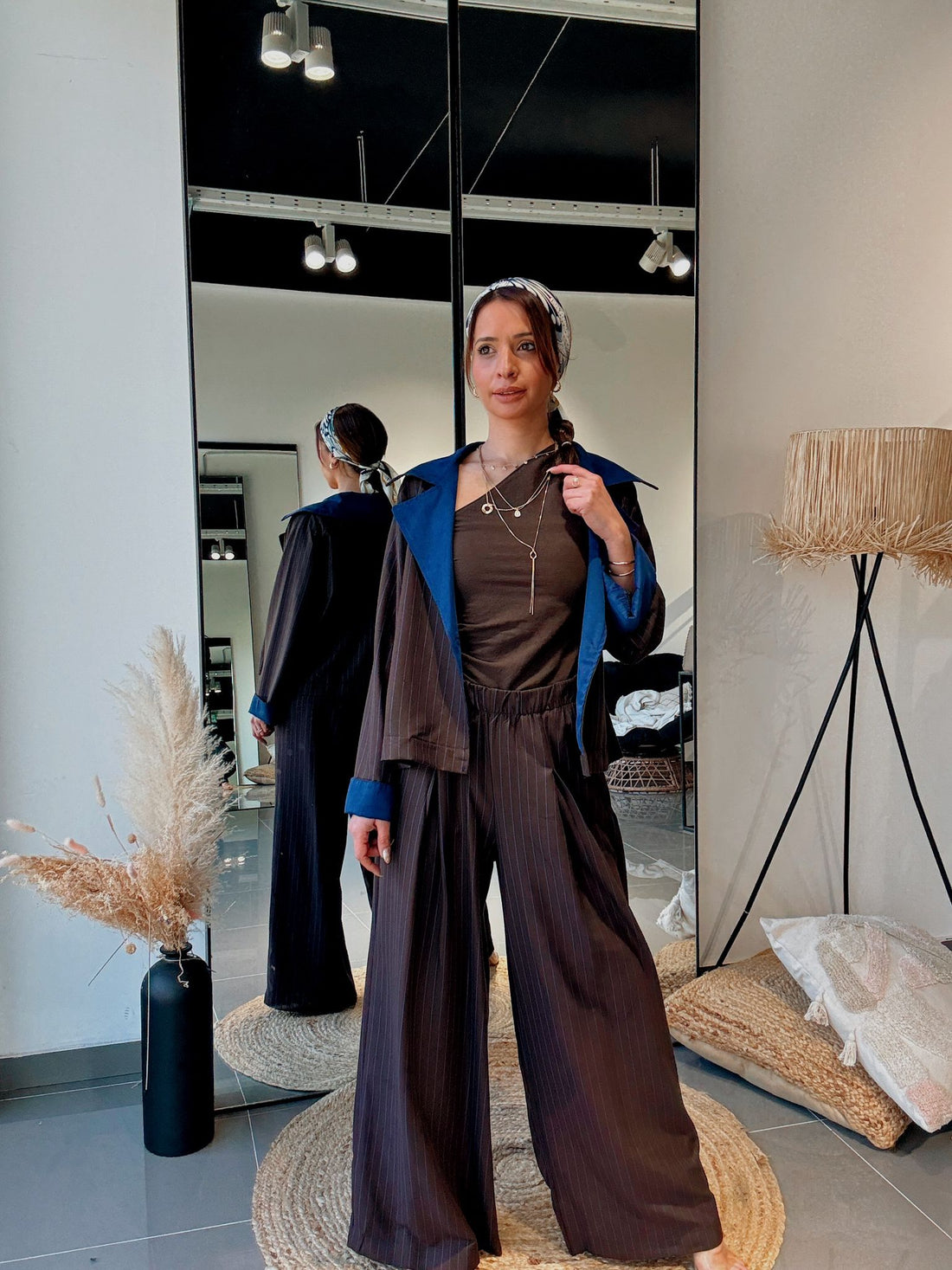 Ensemble Veste Et Pantalon Oversize - Avec Poches