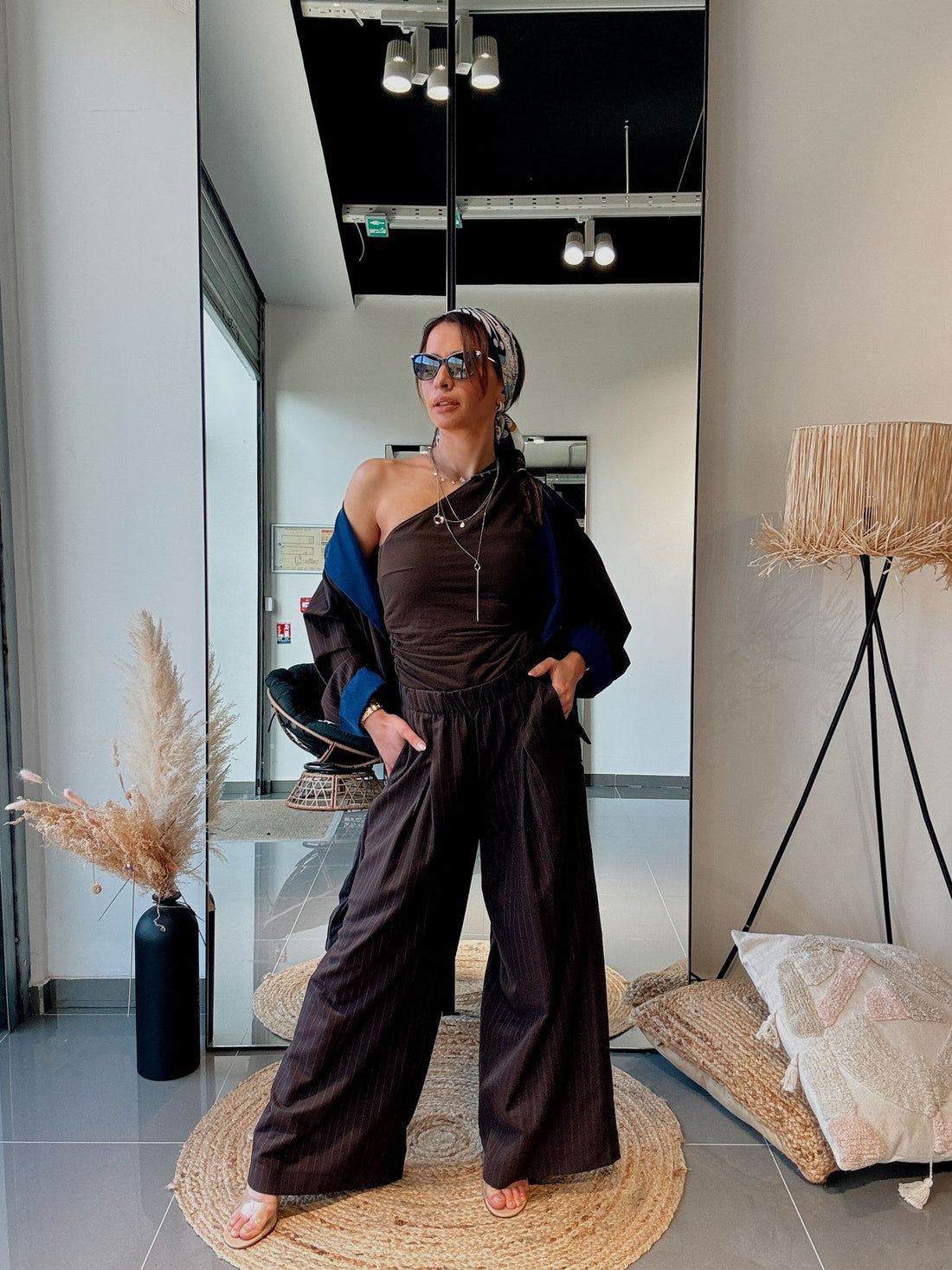 Ensemble Veste Et Pantalon Oversize - Avec Poches