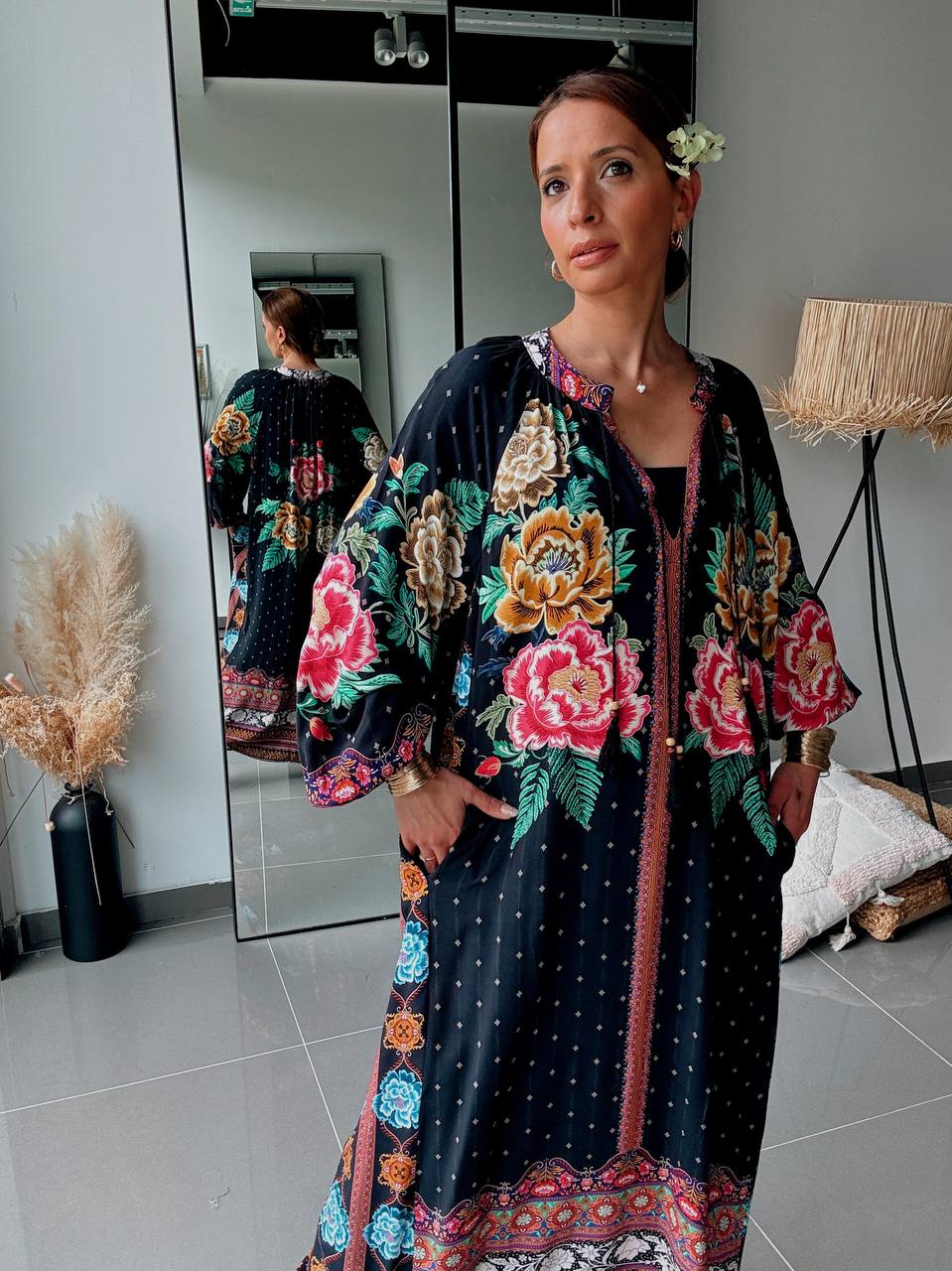 Robe longue bohème florale – Esprit chic et fluide - Fenomen Paris