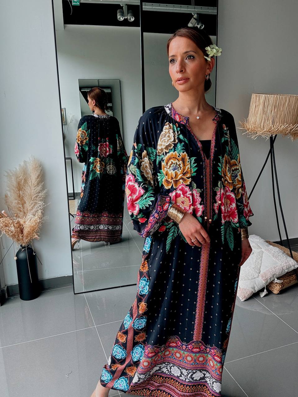 Robe longue bohème florale – Esprit chic et fluide - Fenomen Paris