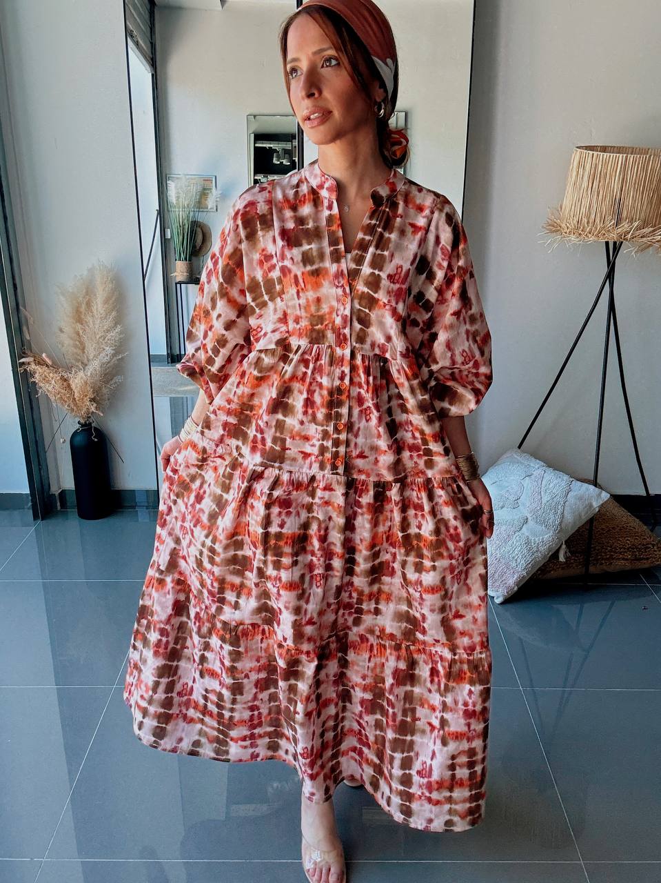 Robe Longue Bohème Tie & Dye