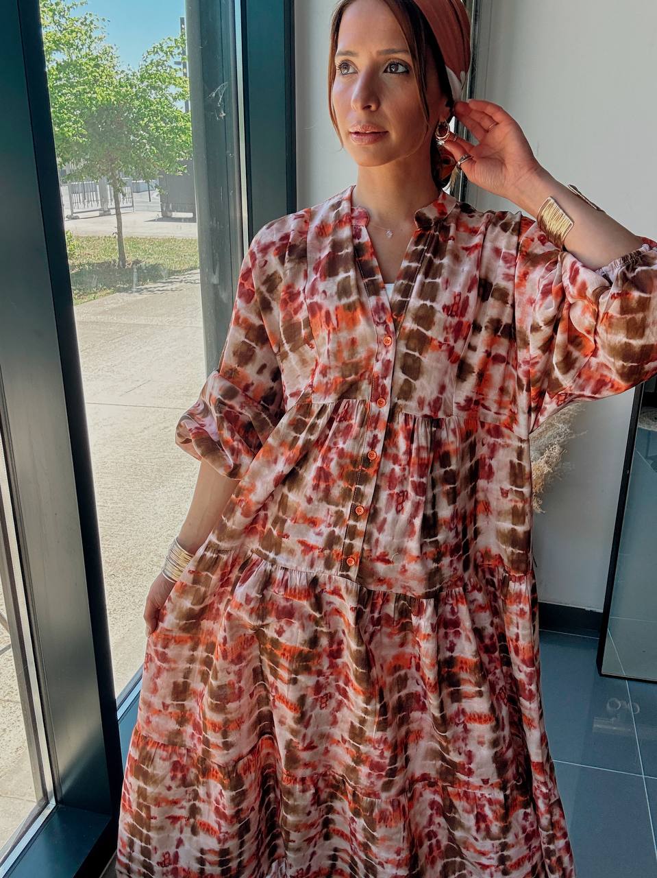 Robe Longue Bohème Tie & Dye
