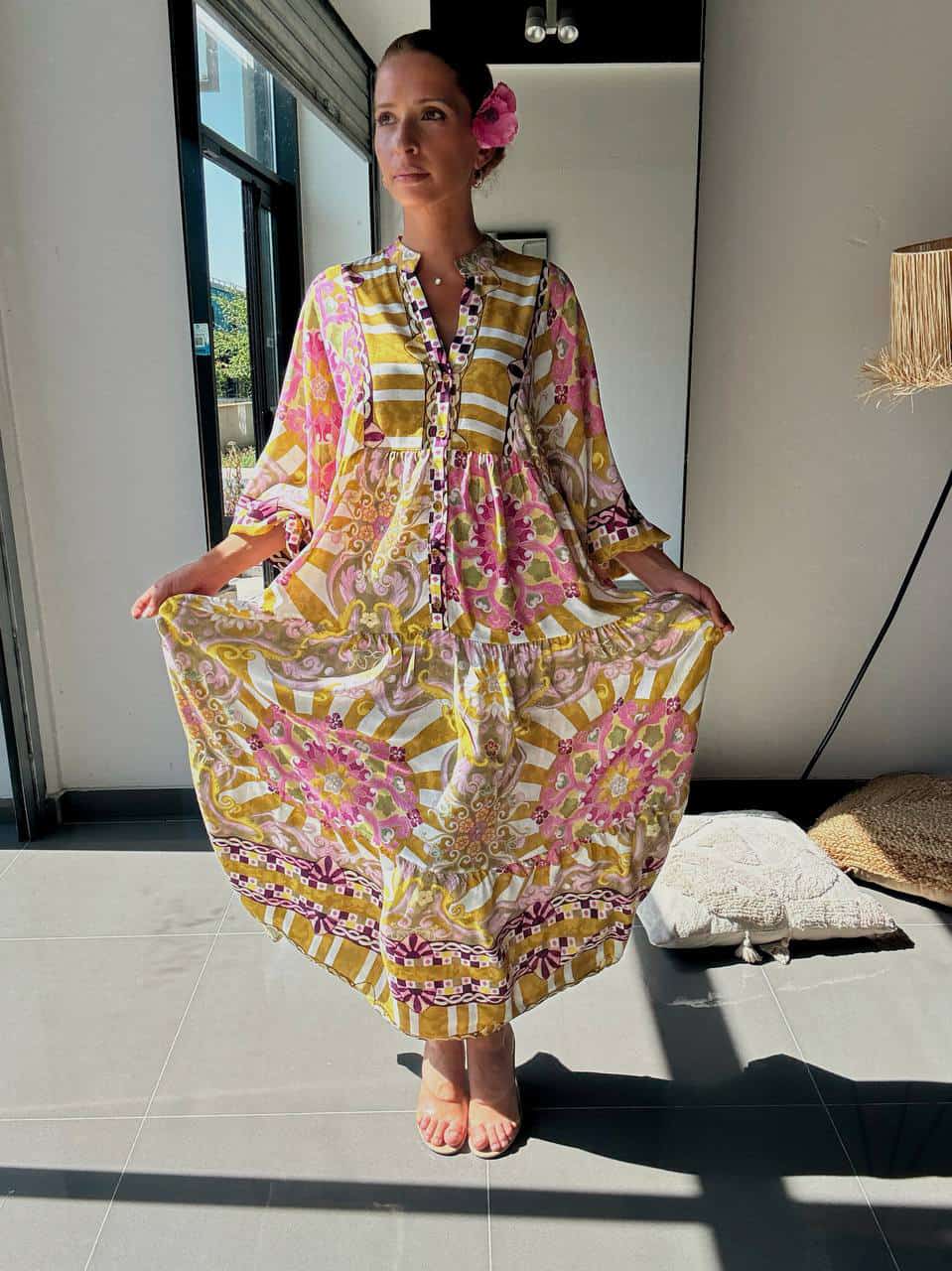 Robe Longue Bohème Patchwork