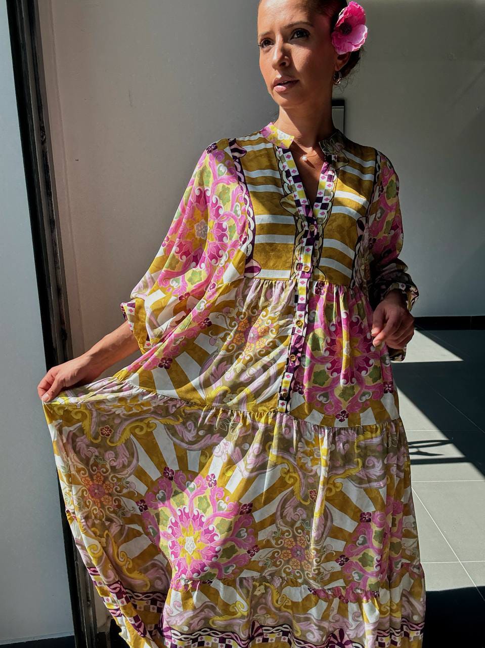 Robe Longue Bohème Patchwork