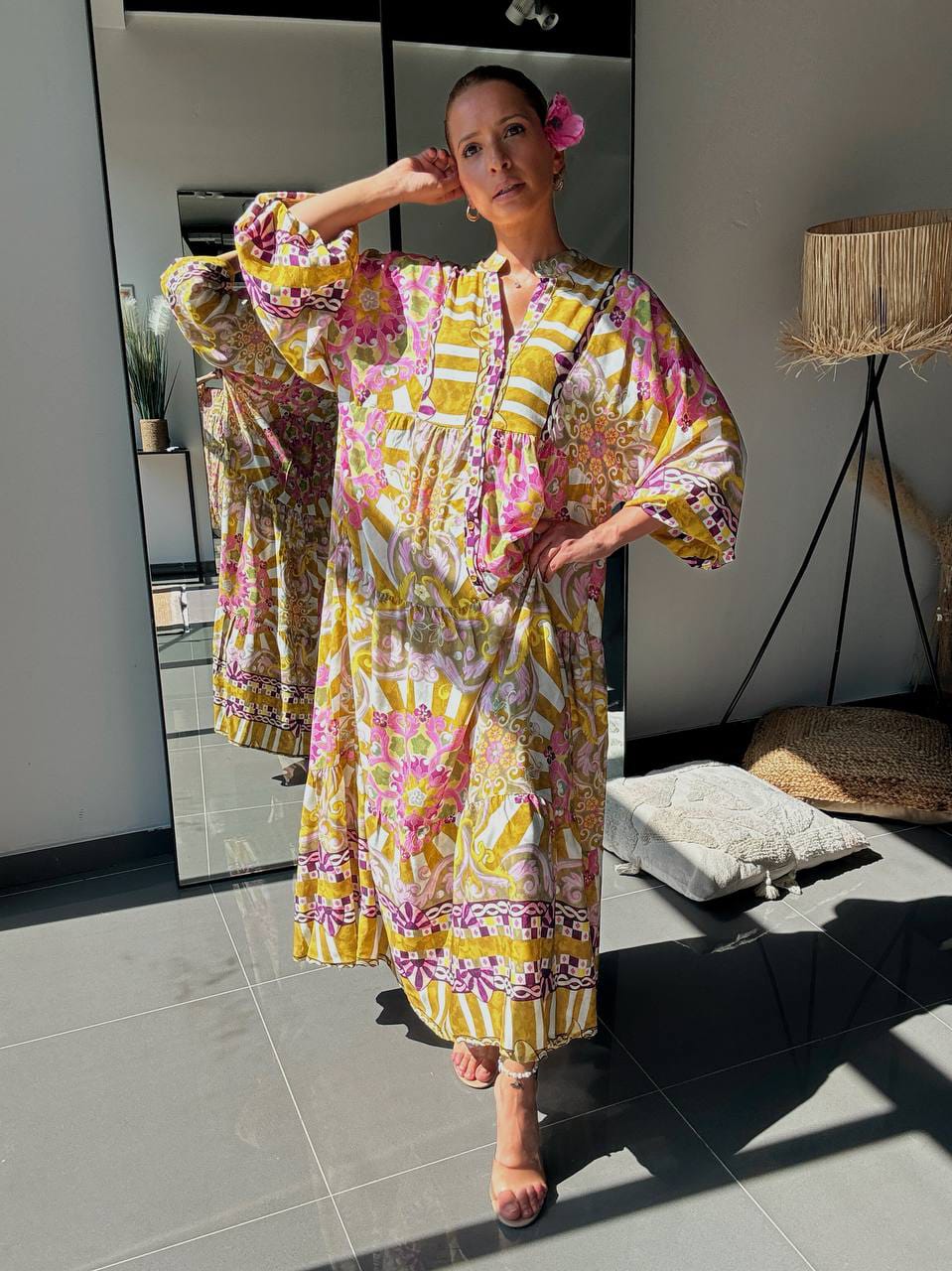 Robe Longue Bohème Patchwork