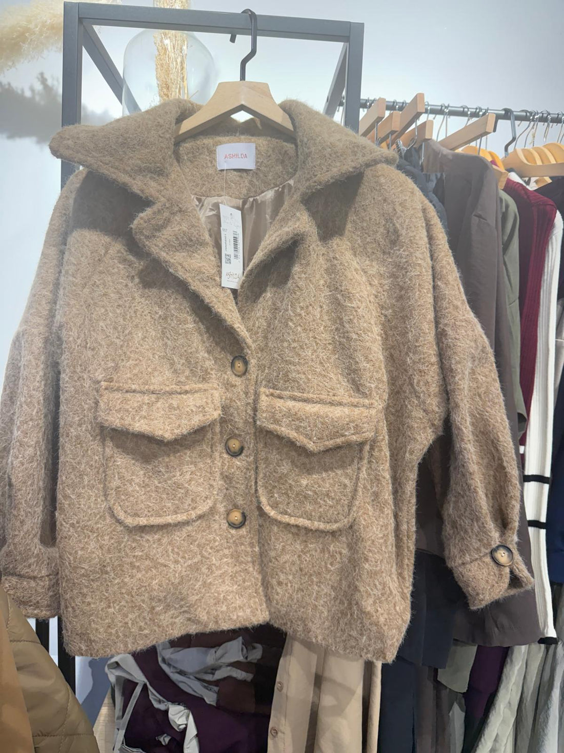Manteau texturé avec grandes poches - Fenomen Paris