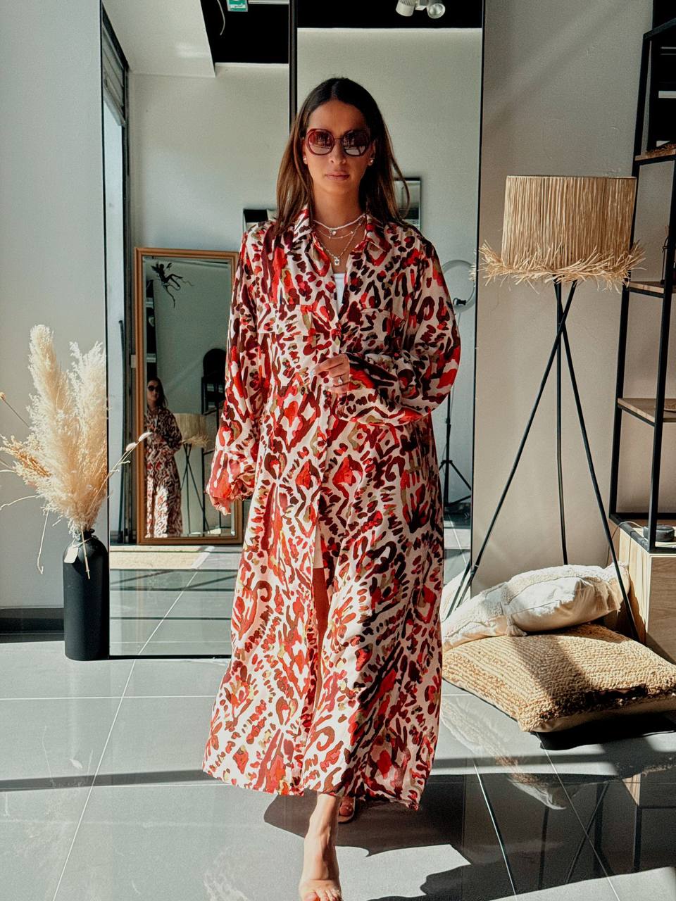 Tunique Chemise Longue – Look Street & Ultra Tendance - ATN001-001-POCHE-OR - Fenomen Paris