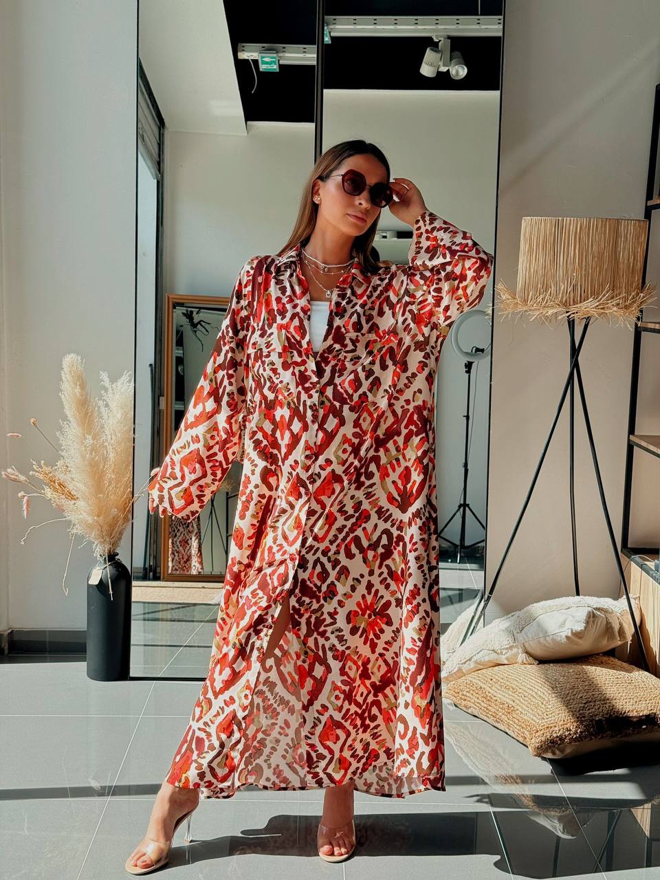 Tunique Chemise Longue – Look Street & Ultra Tendance - ATN001-001-POCHE-OR - Fenomen Paris