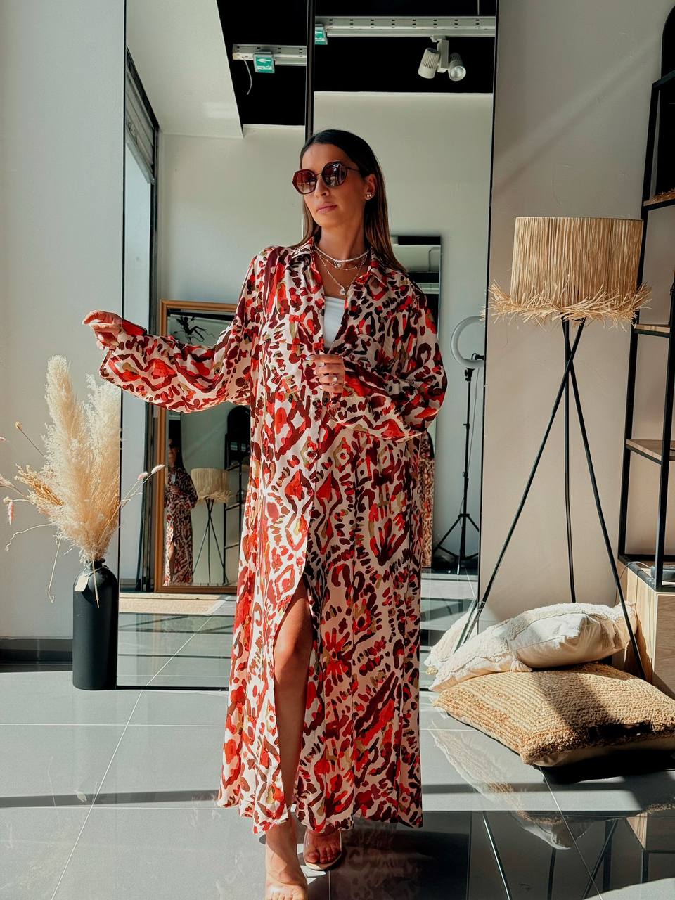 Tunique Chemise Longue – Look Street & Ultra Tendance - ATN001-001-POCHE-OR - Fenomen Paris