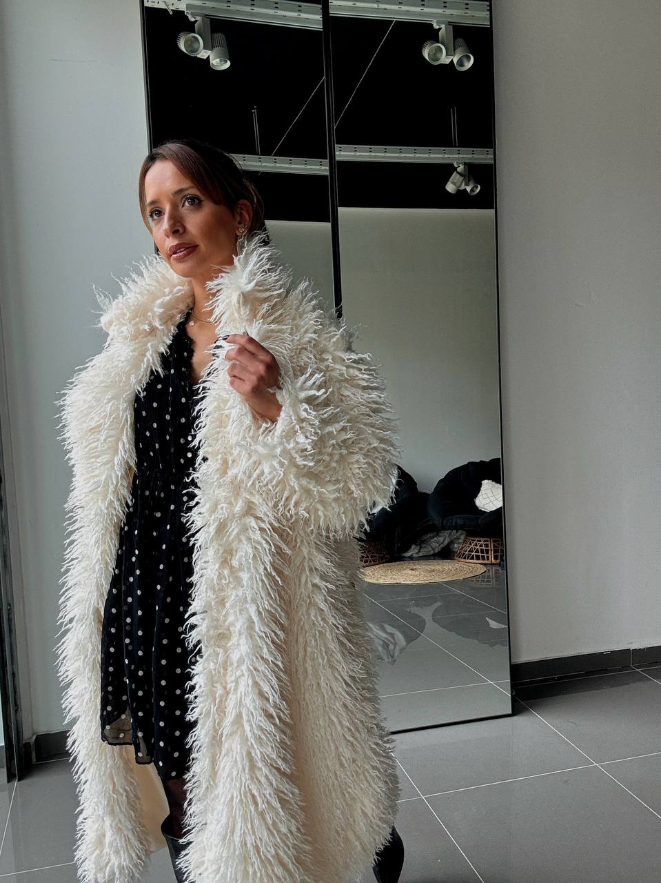 Manteau Long Effet Fourrure –  Intense & Volume Oversize - Fenomen Paris