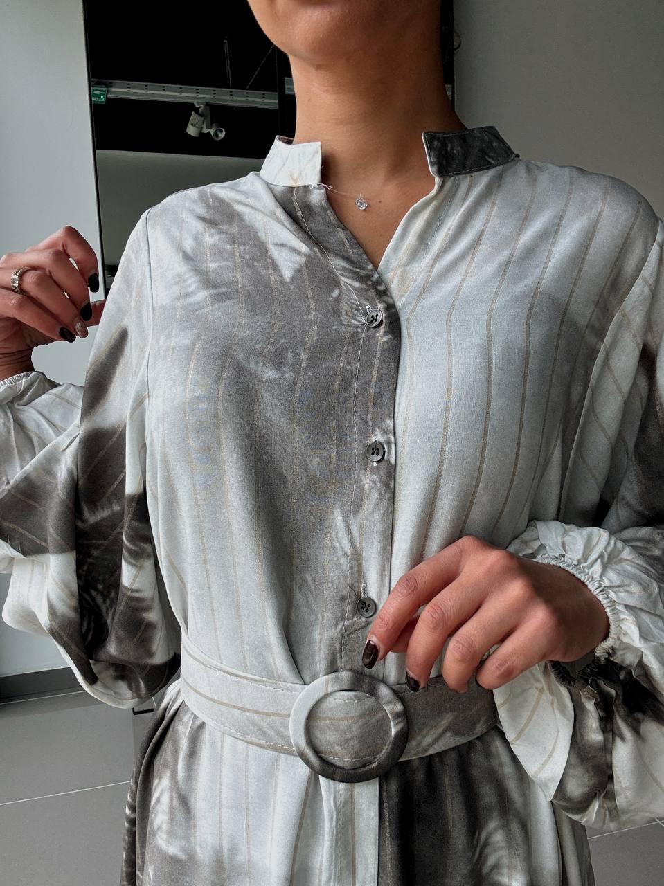 Robe Chemise Longue – Élégance Nature & Confort - Fenomen Paris