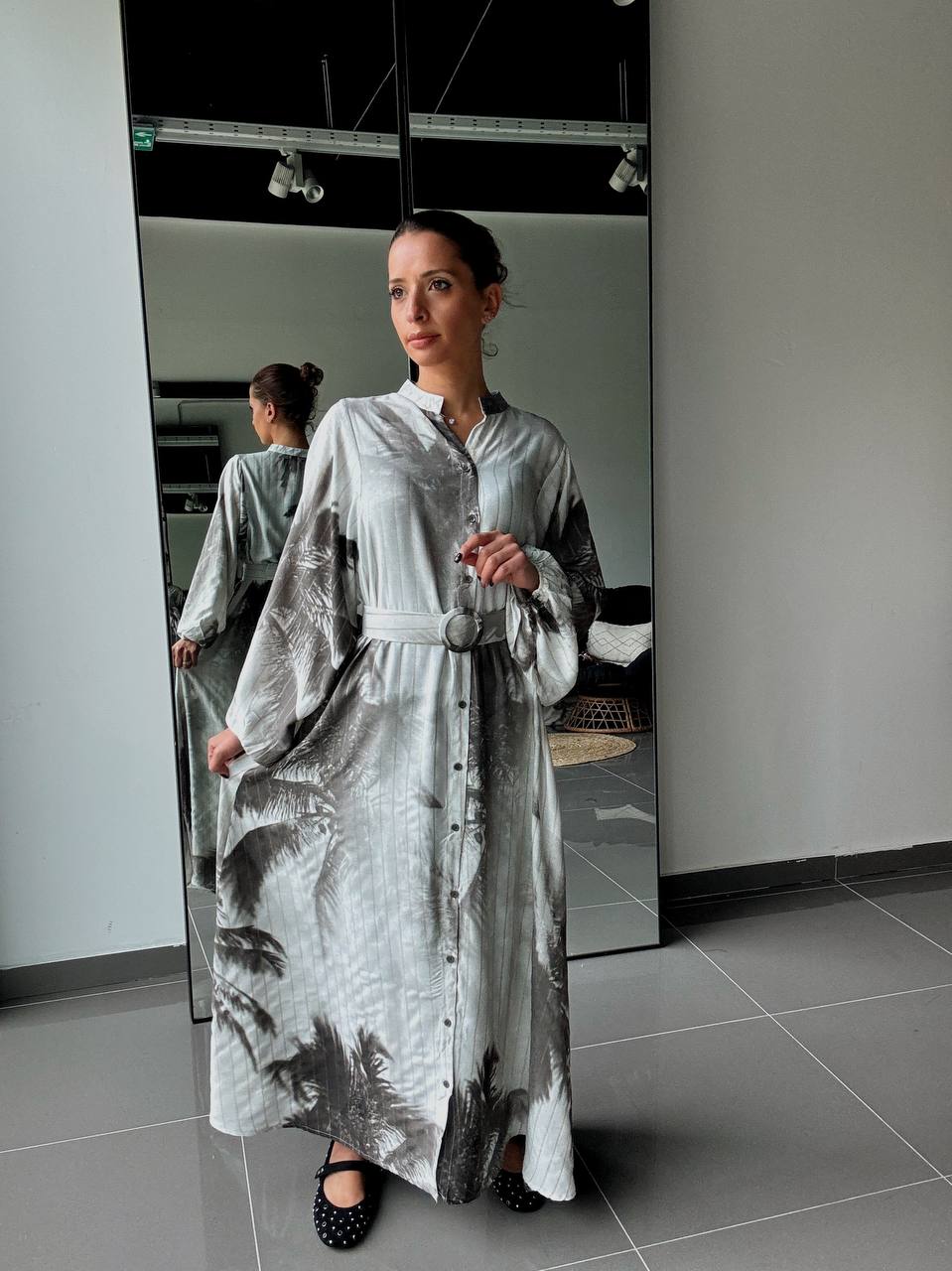 Robe Chemise Longue – Élégance Nature & Confort - Fenomen Paris