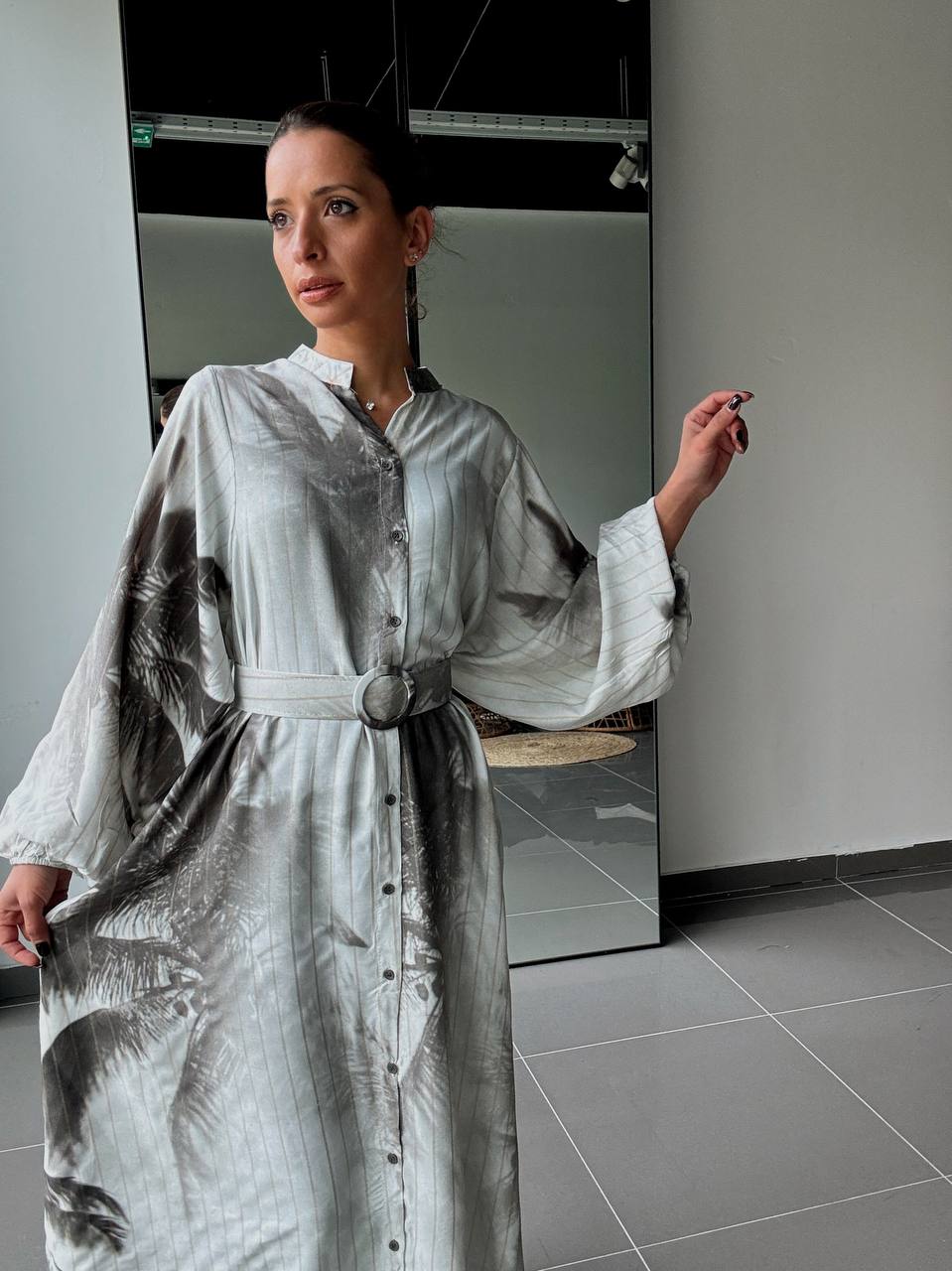 Robe Chemise Longue – Élégance Nature & Confort - Fenomen Paris