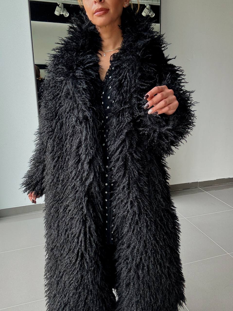 Manteau Long Effet Fourrure –  Intense & Volume Oversize - Fenomen Paris