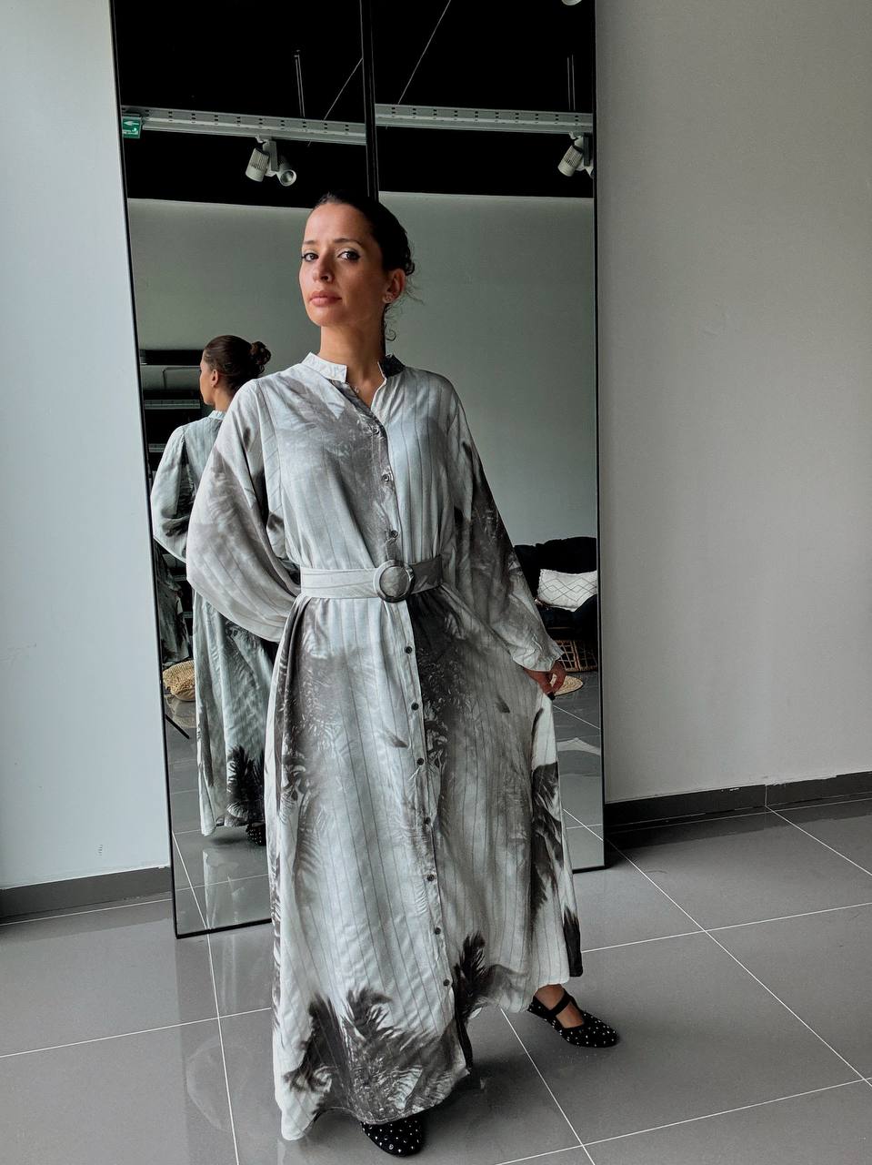 Robe Chemise Longue – Élégance Nature & Confort - Fenomen Paris