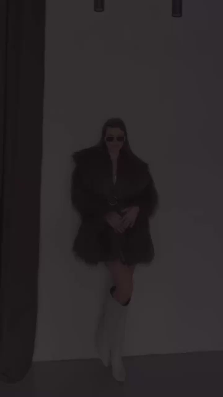 Manteau Fausse Fourrure  –  Intense & Volume Oversize Marron